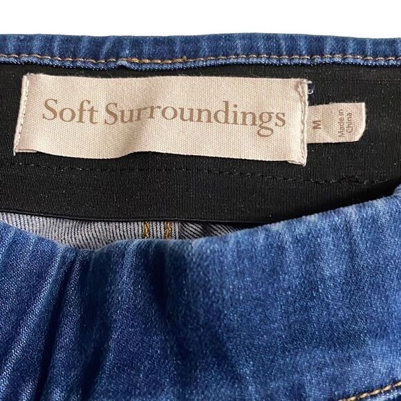 Soft Surroundings Dark Wash Jegging - M - Picture 5 of 9